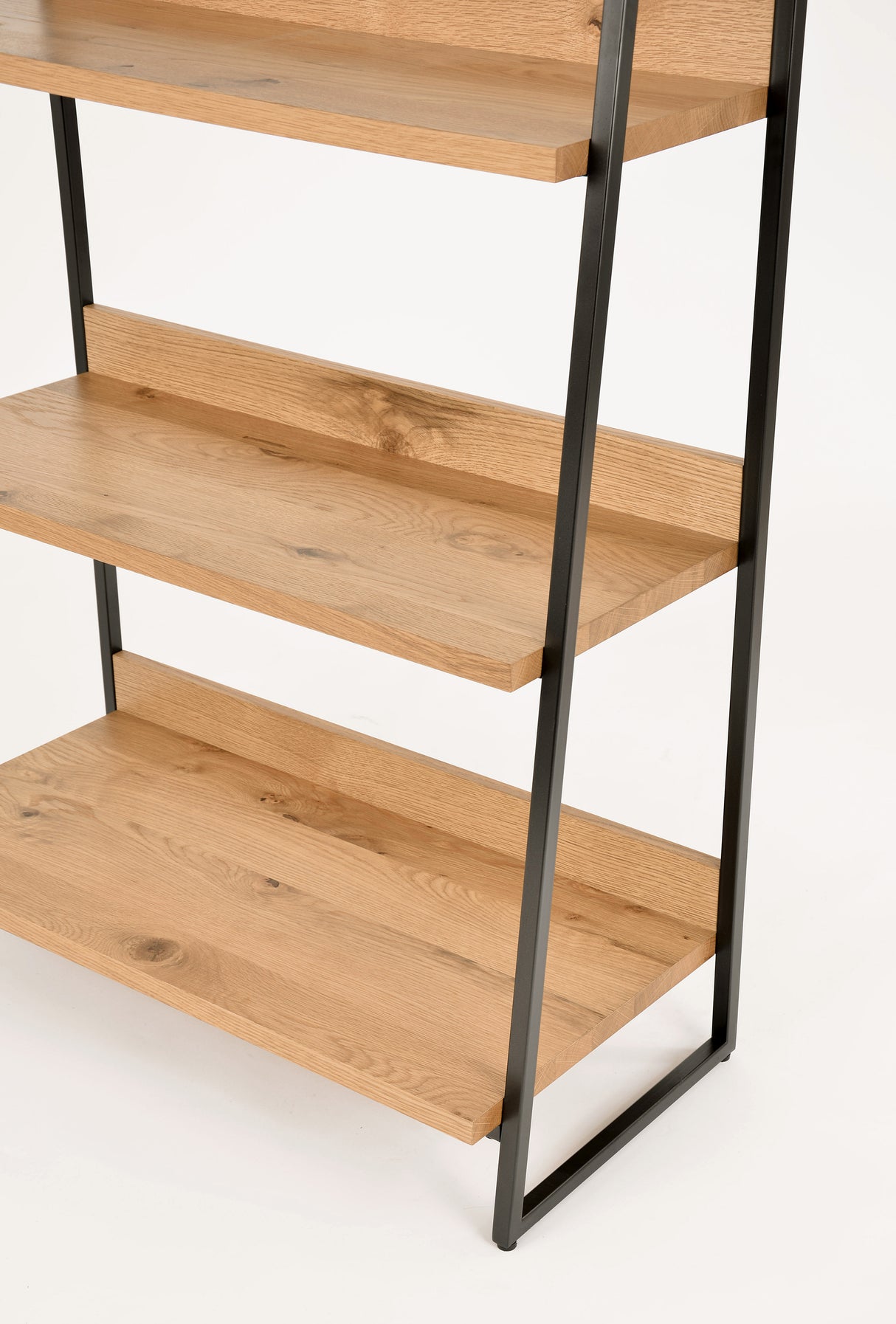 Biblioteca Loft din Stejar cu Picioare din Otel Livin Hill