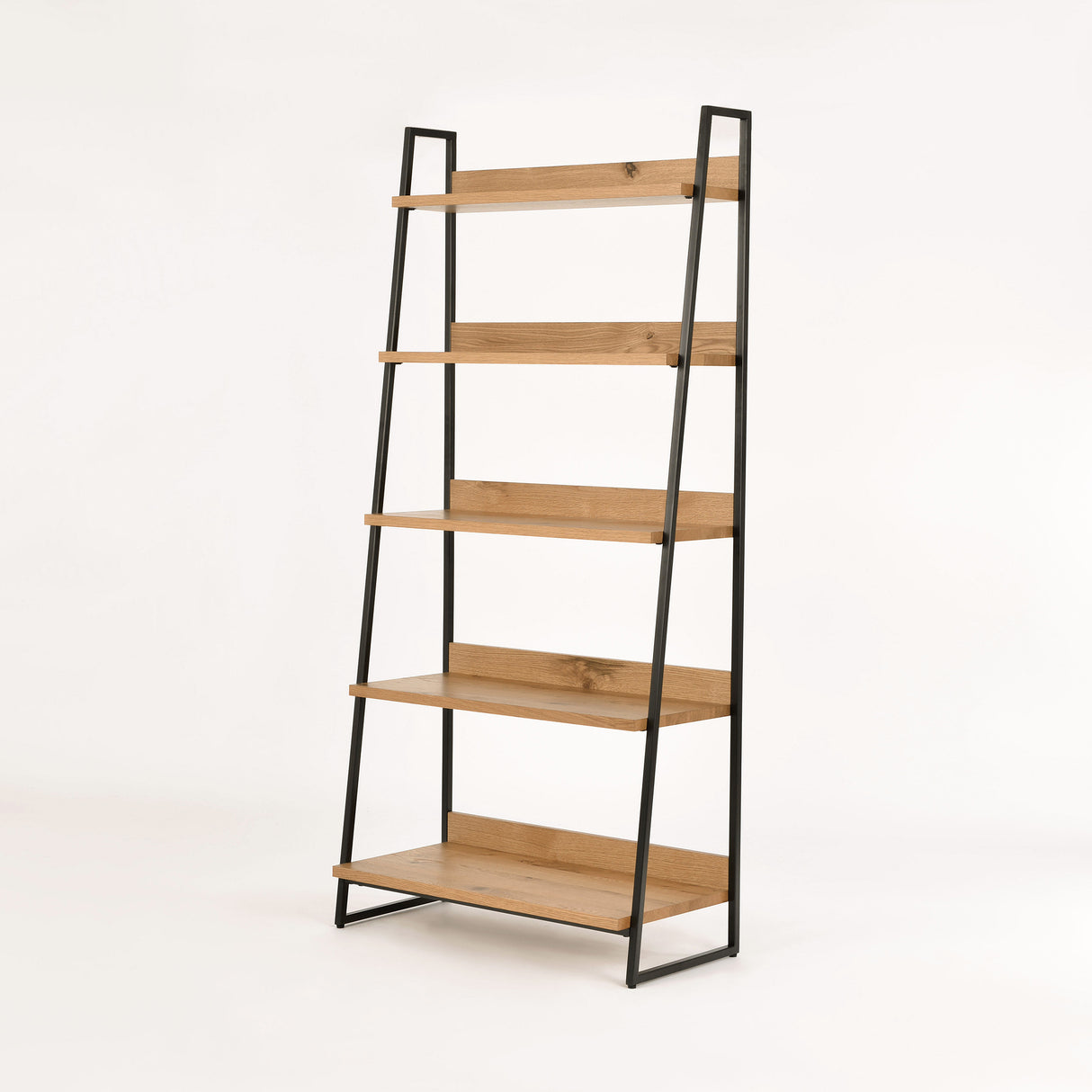 Biblioteca Loft din Stejar cu Picioare din Otel Livin Hill