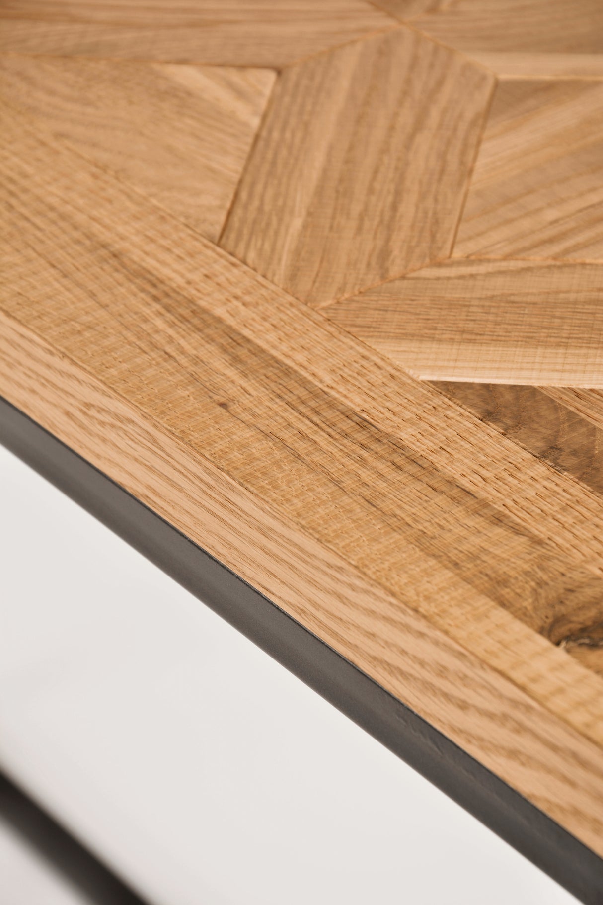 Consola din Stejar cu Suport Metalic Livin Hill