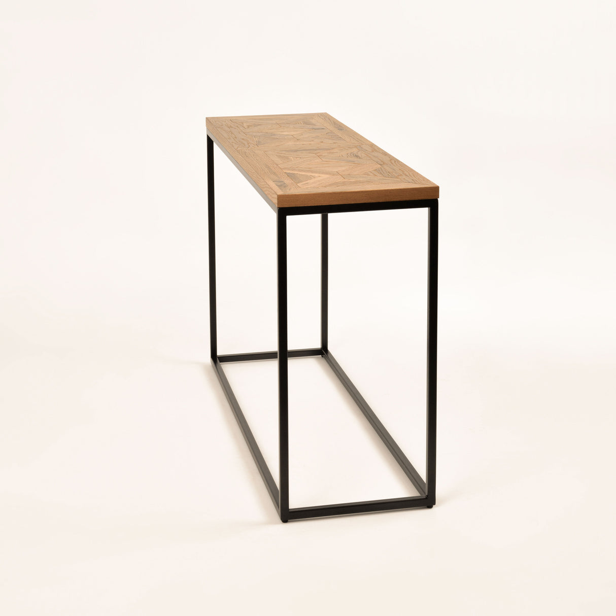 Consola din Stejar cu Suport Metalic Livin Hill