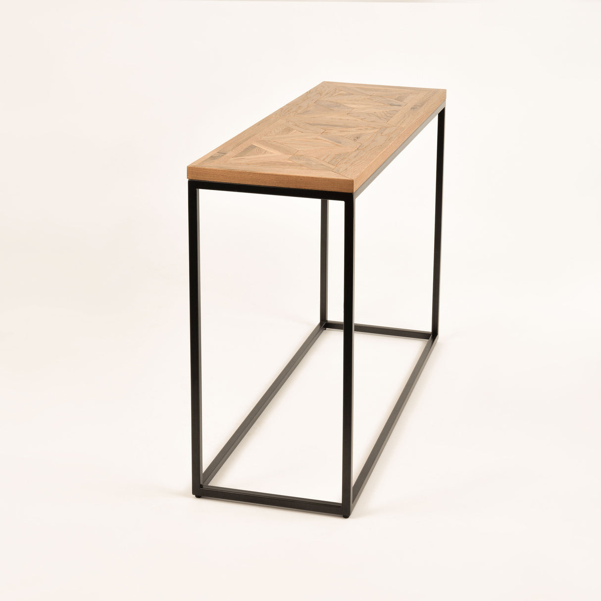 Consola din Stejar cu Suport Metalic Livin Hill