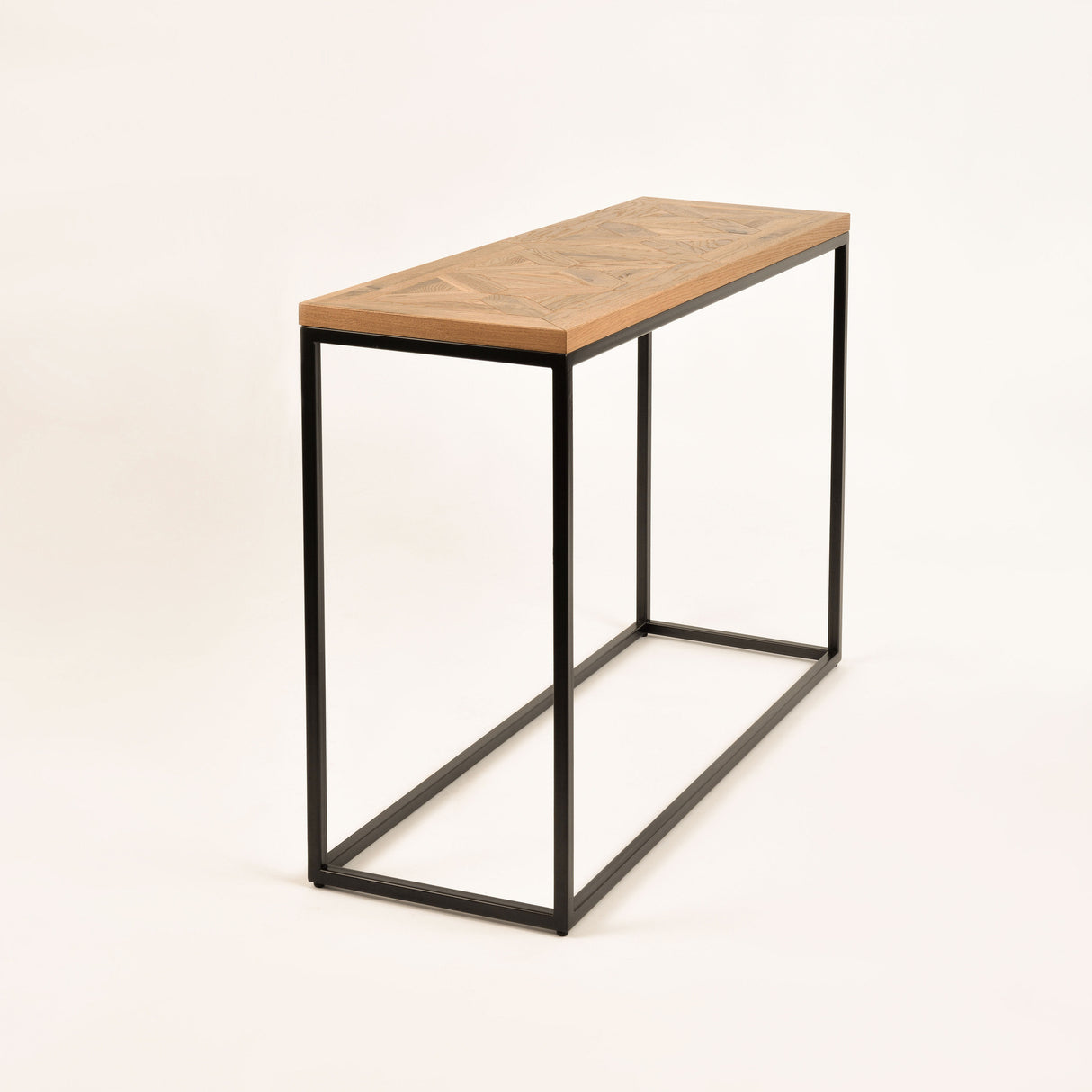 Consola din Stejar cu Suport Metalic Livin Hill