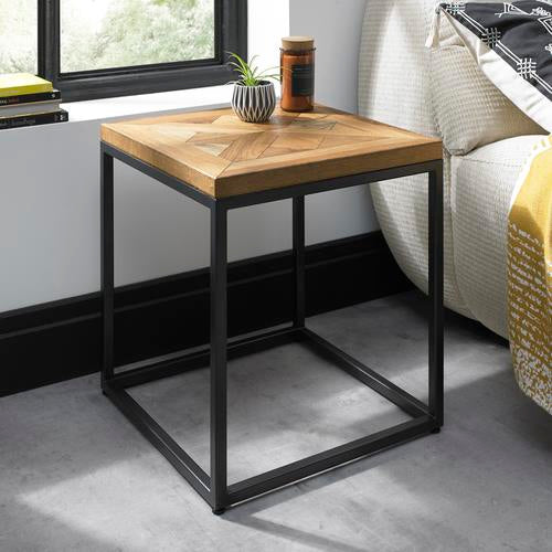 Masuta de Cafea Loft Stejar cu Structura Metalica Livin Hill