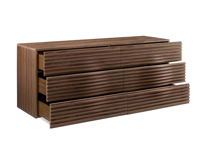 Comoda Moderna cu Fronturi Parametrice si Picioare din Otel Inoxidabil Livin Hill