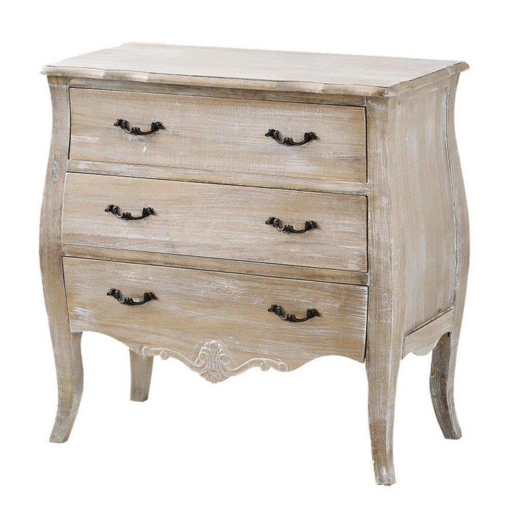 Comoda cu Picioare Sculptate din Lemn de Paulownia Livin Hill