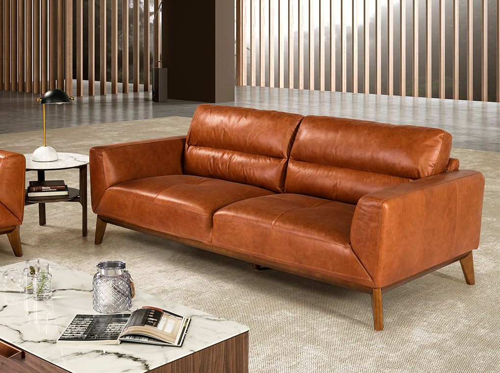 Canapea din Piele de Bivol de 2 Locuri Angel Cerda