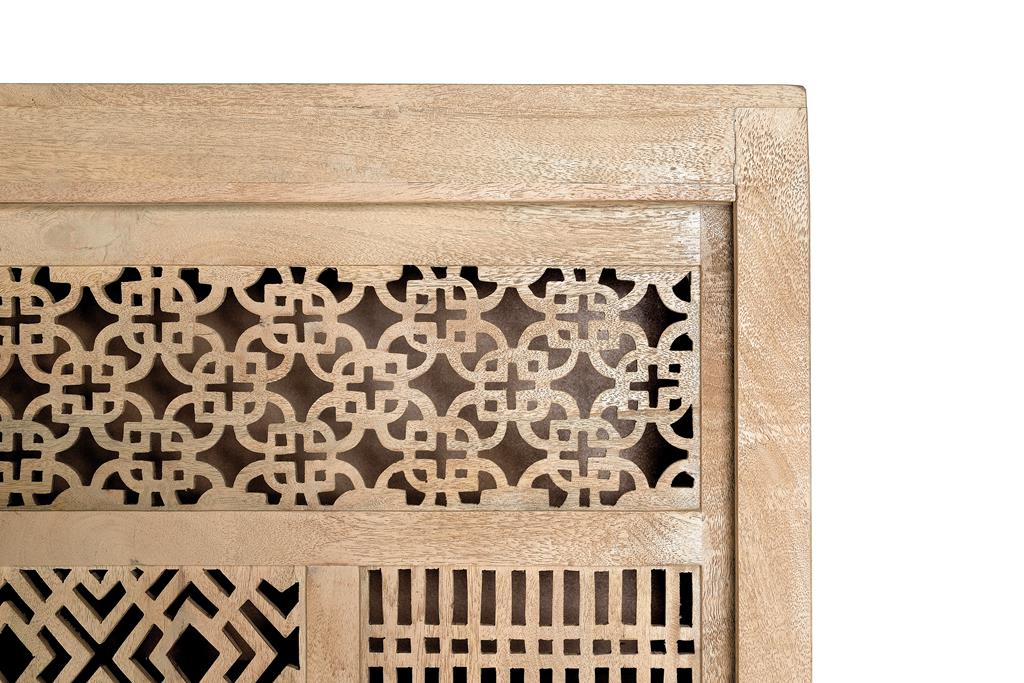 Dulap cu Usi Glisante din Lemn de Tek si Baza Metalica Giner y Colomer