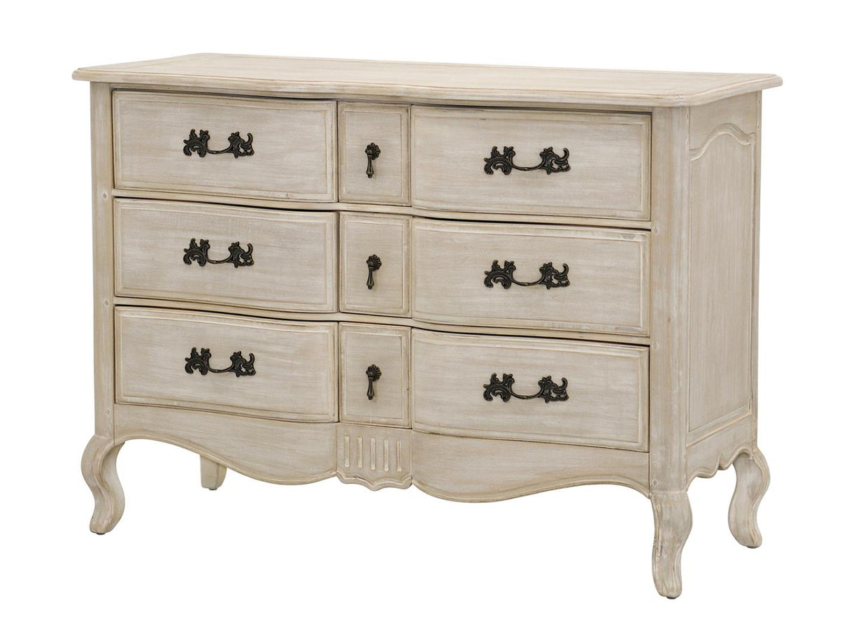 Comoda Provence cu Picioare Sculptate si Manere din Bronz Livin Hill