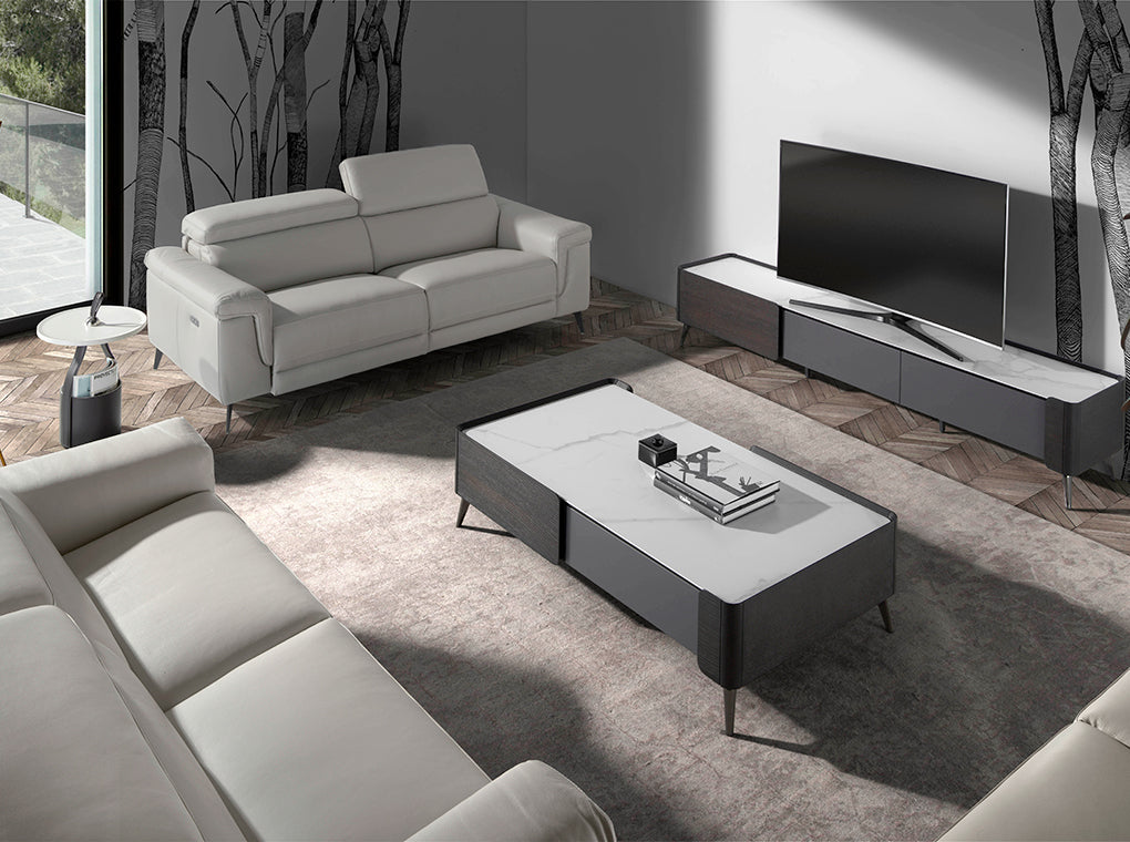 Canapea Moderna Tapitata cu Piele de Vaca Angel Cerda