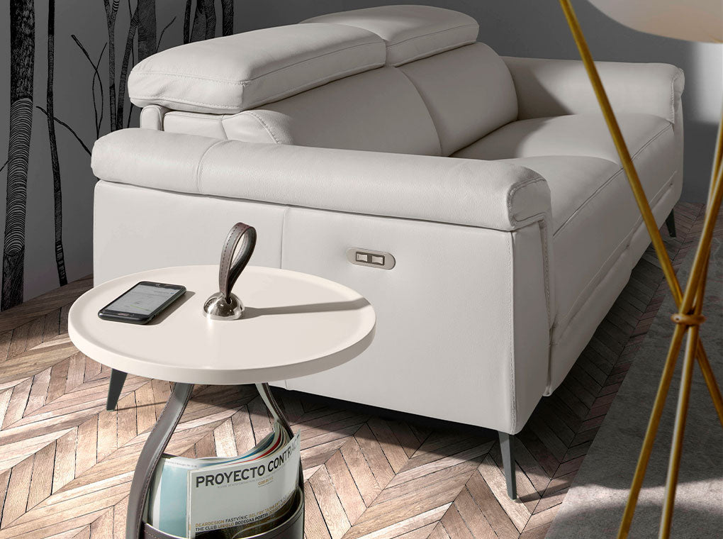 Canapea Moderna Tapitata cu Piele de Vaca Angel Cerda