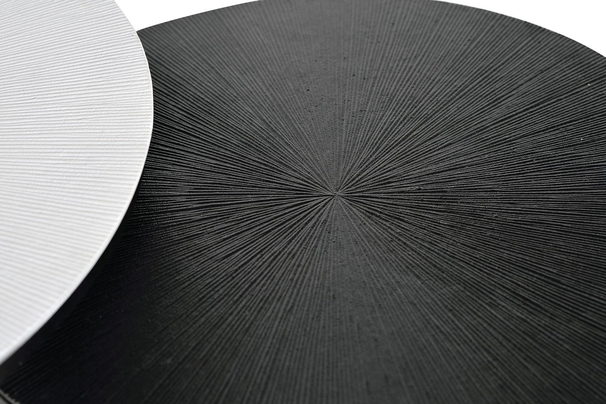 Mese de Cafea din Metal cu Blaturi Lacuite in Culori Diferite Giner y Colomer