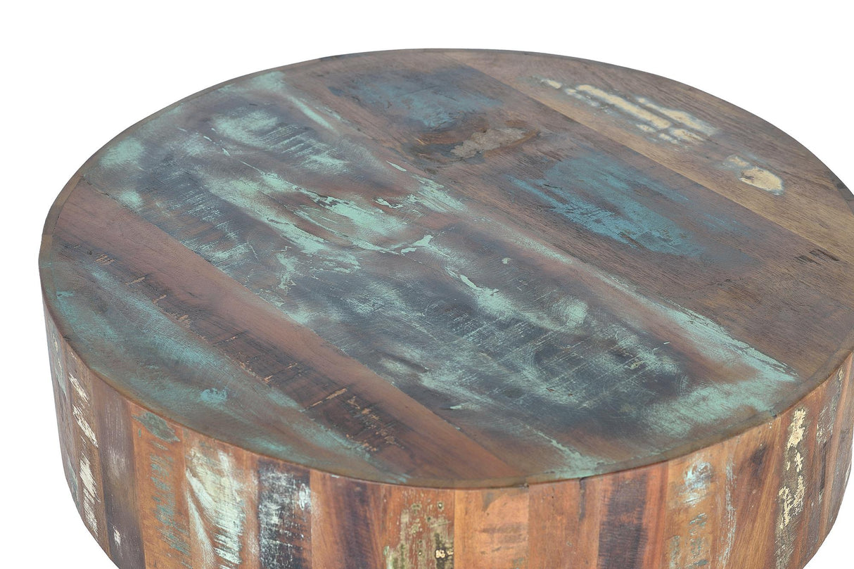 Masa de Cafea din Stejar cu Suport Metalic Giner y Colomer