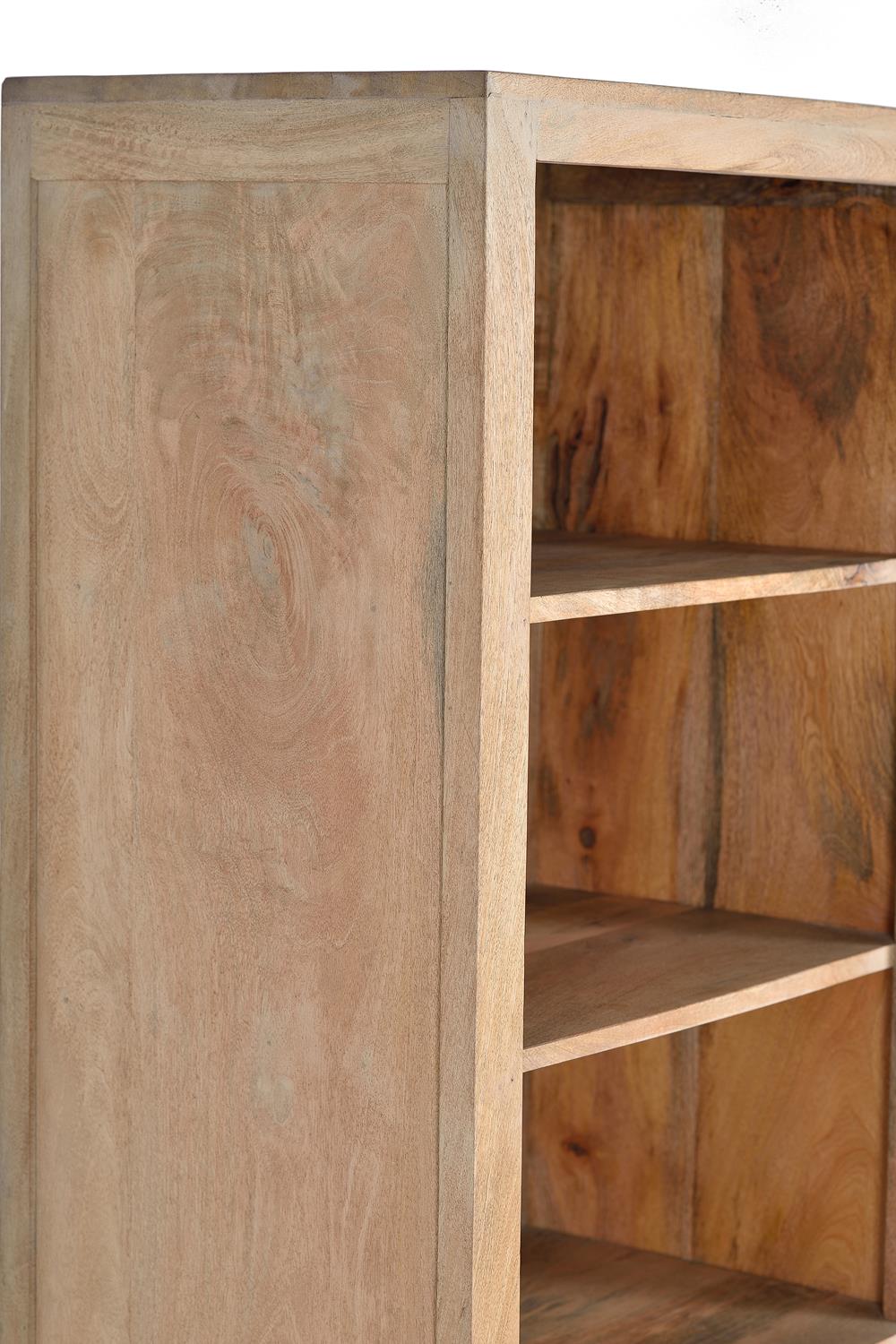 Biblioteca din Lemn de Mango cu Baza Metalica si Sertare Giner y Colomer