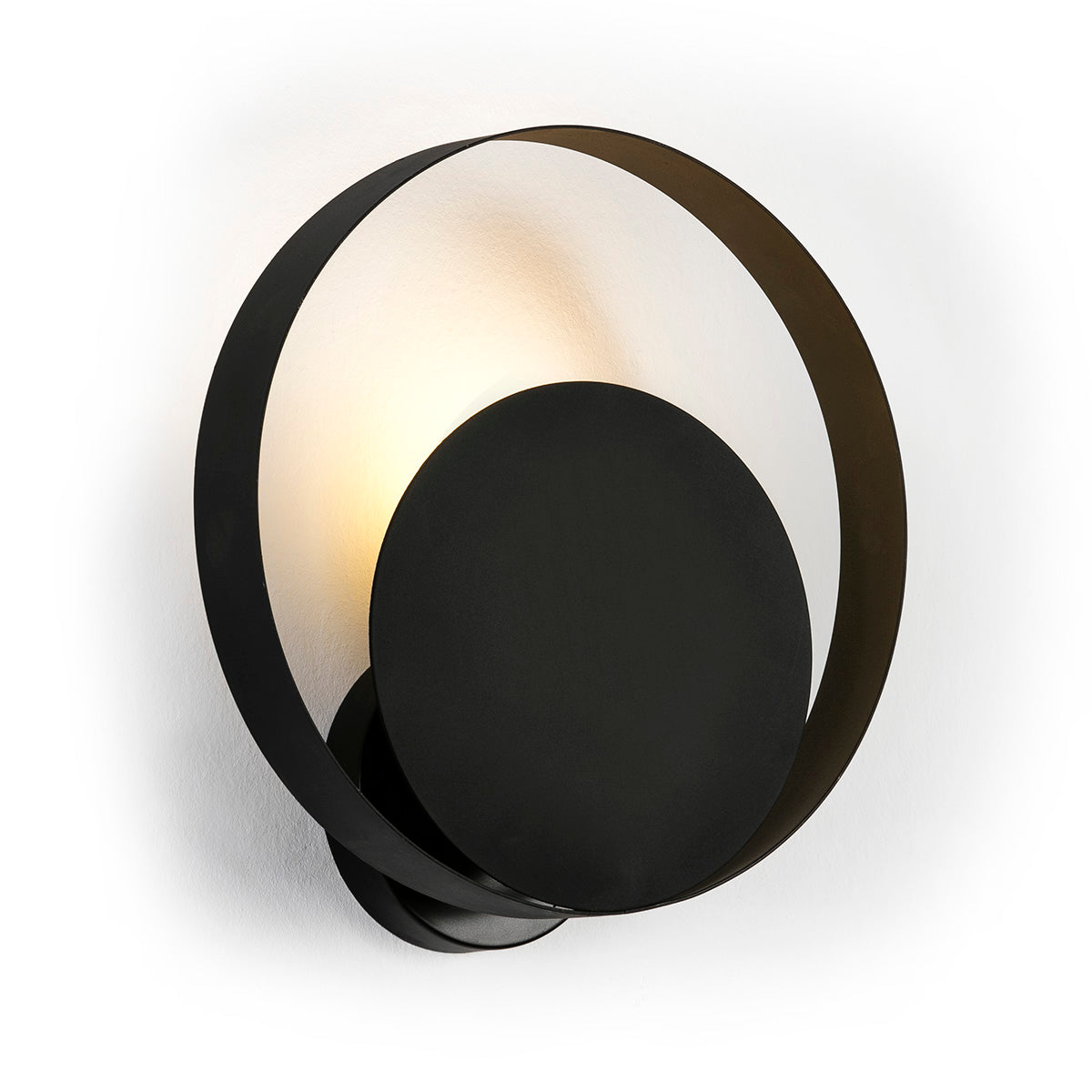 Aplica de Perete Moderna din Metal Negru Thai Natura