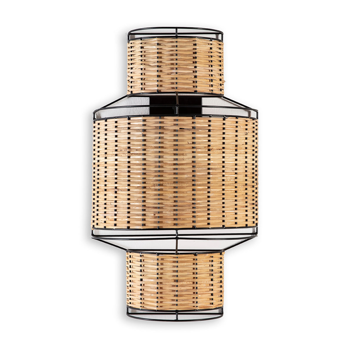 Aplica Metal Ratan Negru Natural Thai Natura