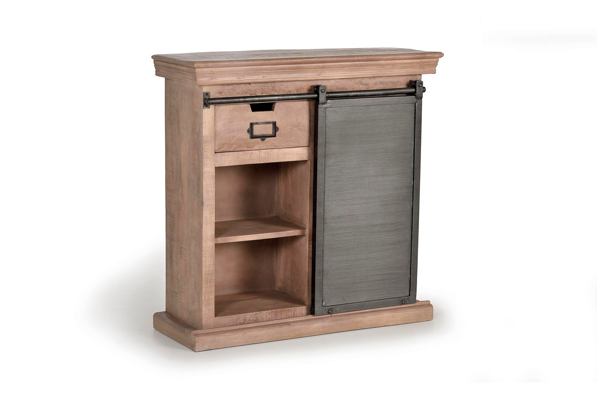 Comoda Industriala din Lemn de Mango si Metal Giner y Colomer