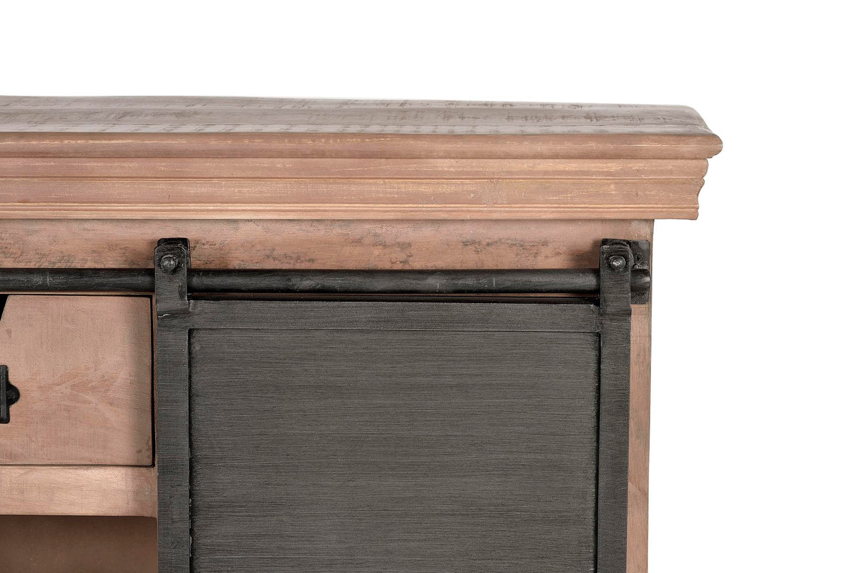 Comoda Industriala din Lemn de Mango si Metal Giner y Colomer