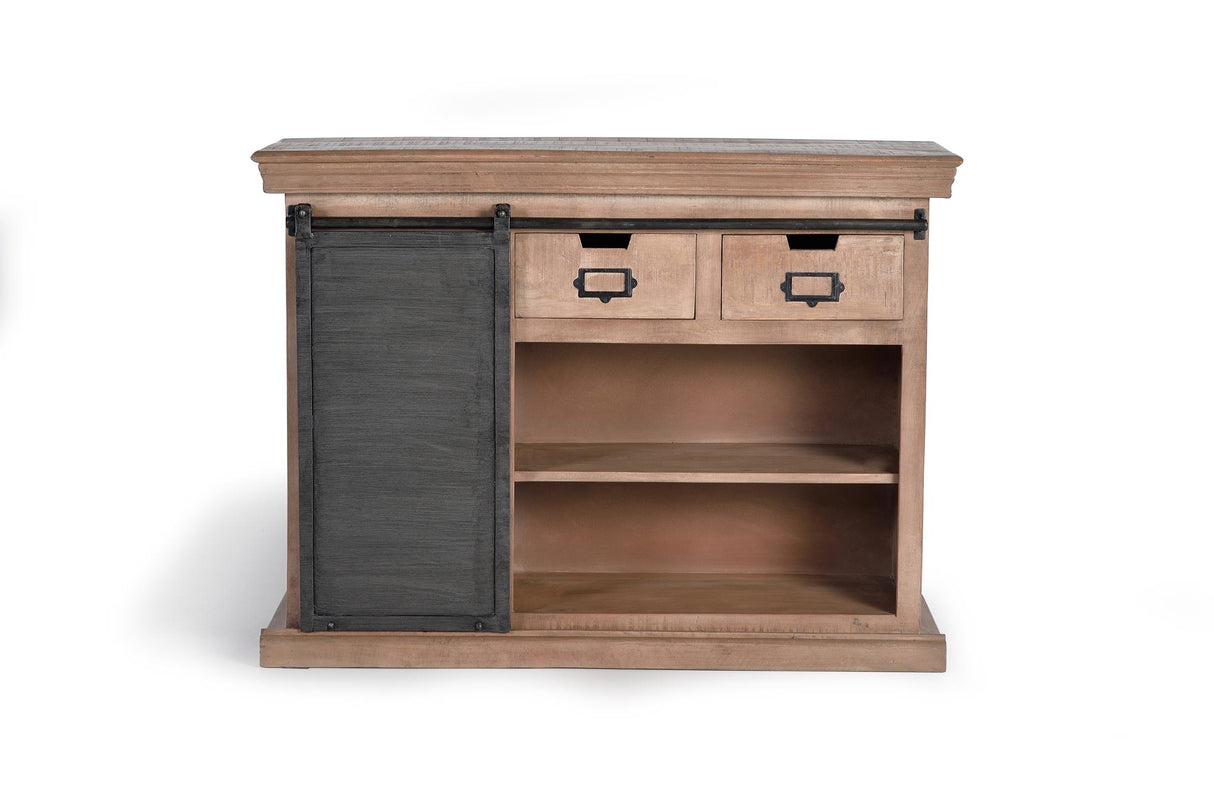 Comoda Industriala din Lemn de Mango si Metal Giner y Colomer