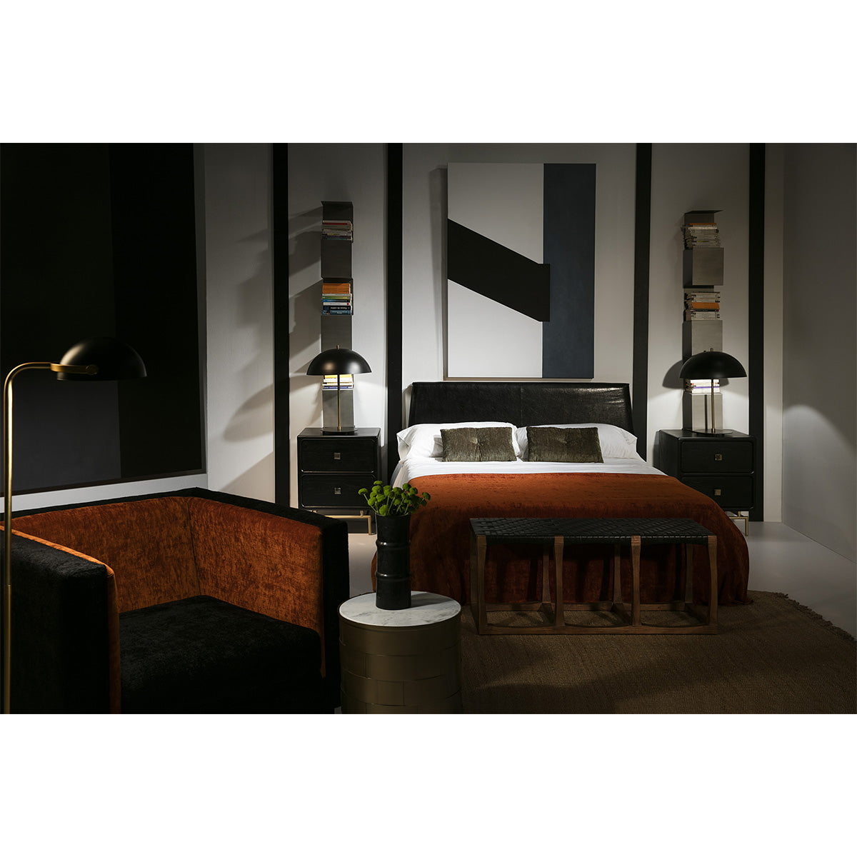 Lampadar de Podea cu Abajur Design Modern Thai Natura