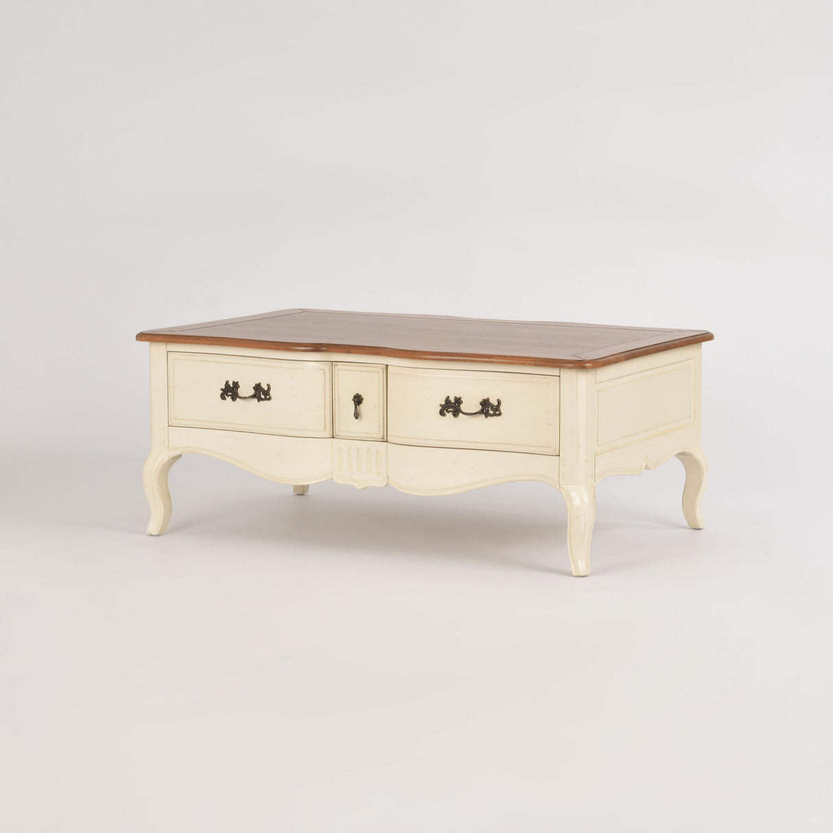 Masuta de Cafea din Lemn Masiv cu Picioare Sculptate Livin Hill