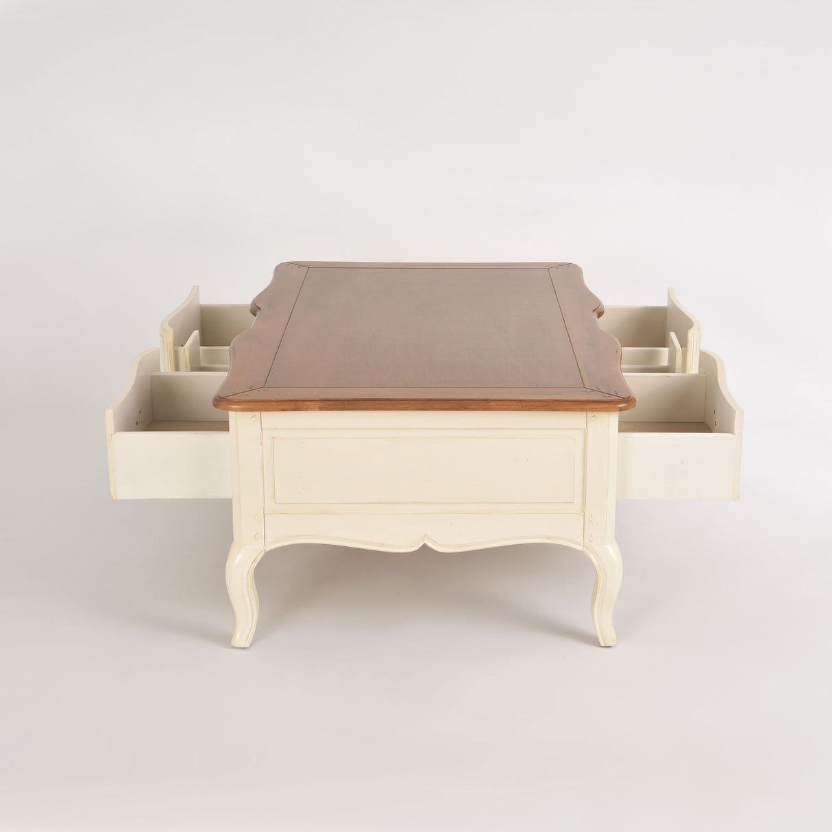 Masuta de Cafea din Lemn Masiv cu Picioare Sculptate Livin Hill