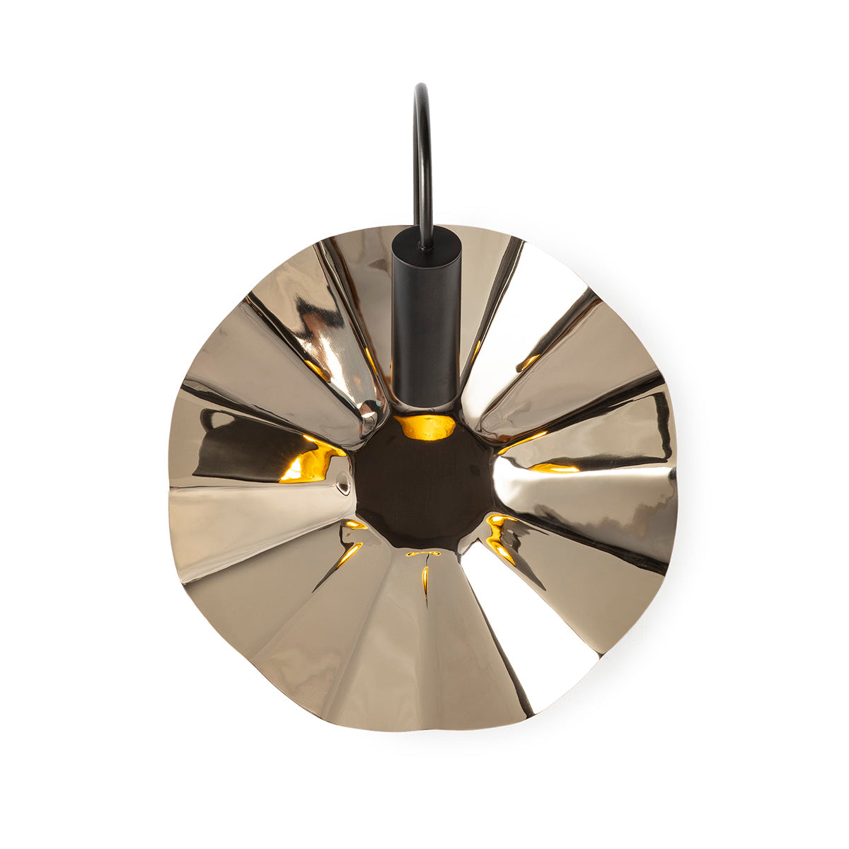 Aplica de Perete din Metal Auriu Negru Thai Natura