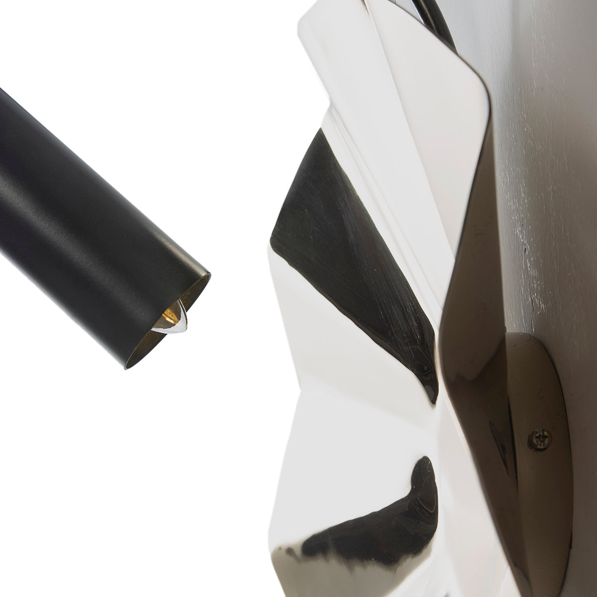 Aplica de Perete din Metal Auriu Negru Thai Natura