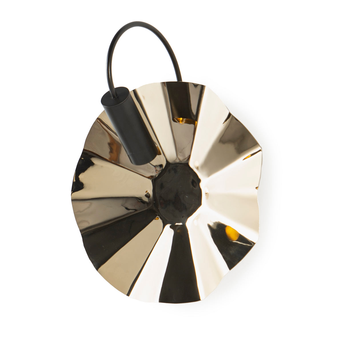 Aplica de Perete din Metal Auriu Negru Thai Natura