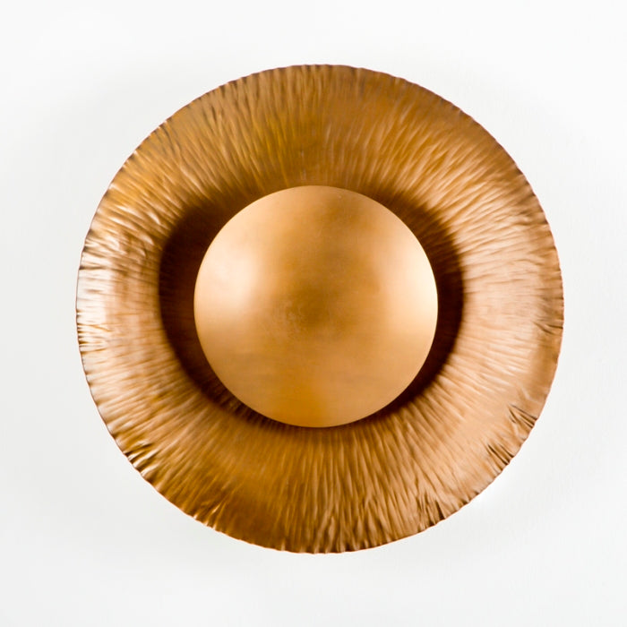 Aplica de Perete din Metal Auriu Thai Natura