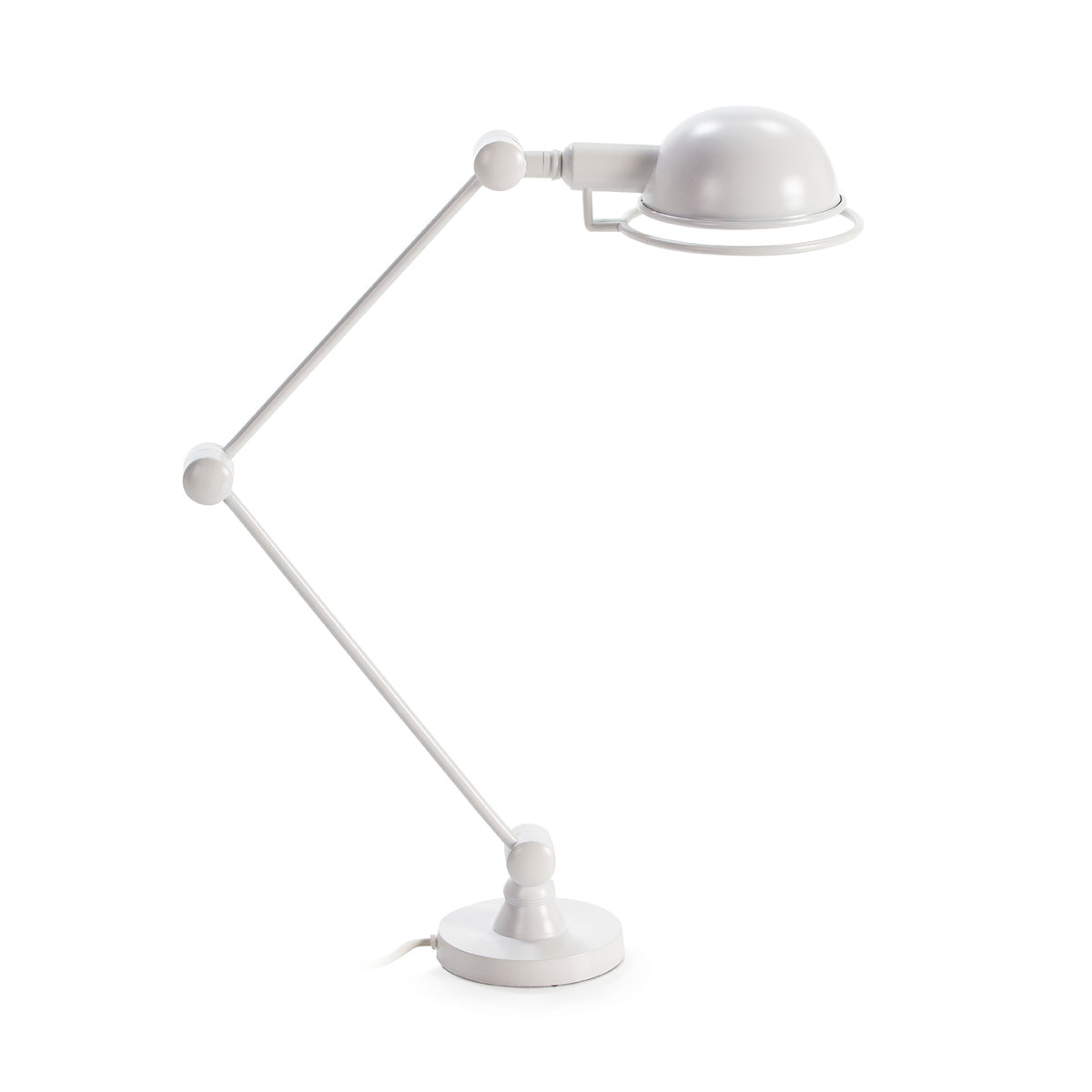 Veioza Moderna cu Abajur Metal Alb Thai Natura