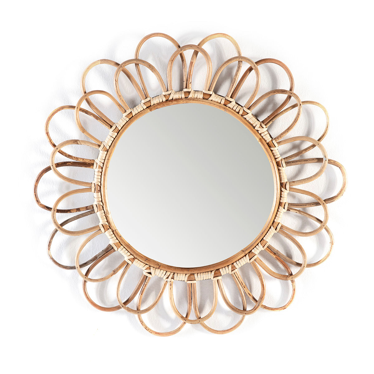 Oglinda din Nuiele Naturale Rustic Thai Natura