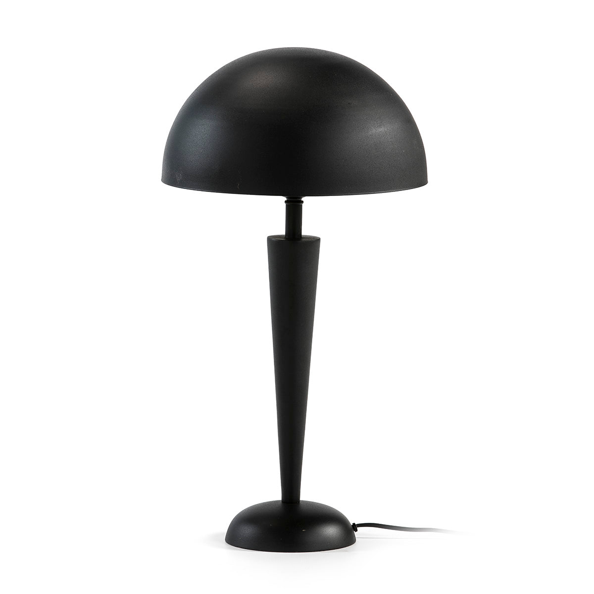 Veioza din Metal Negru cu Accent Modern Thai Natura