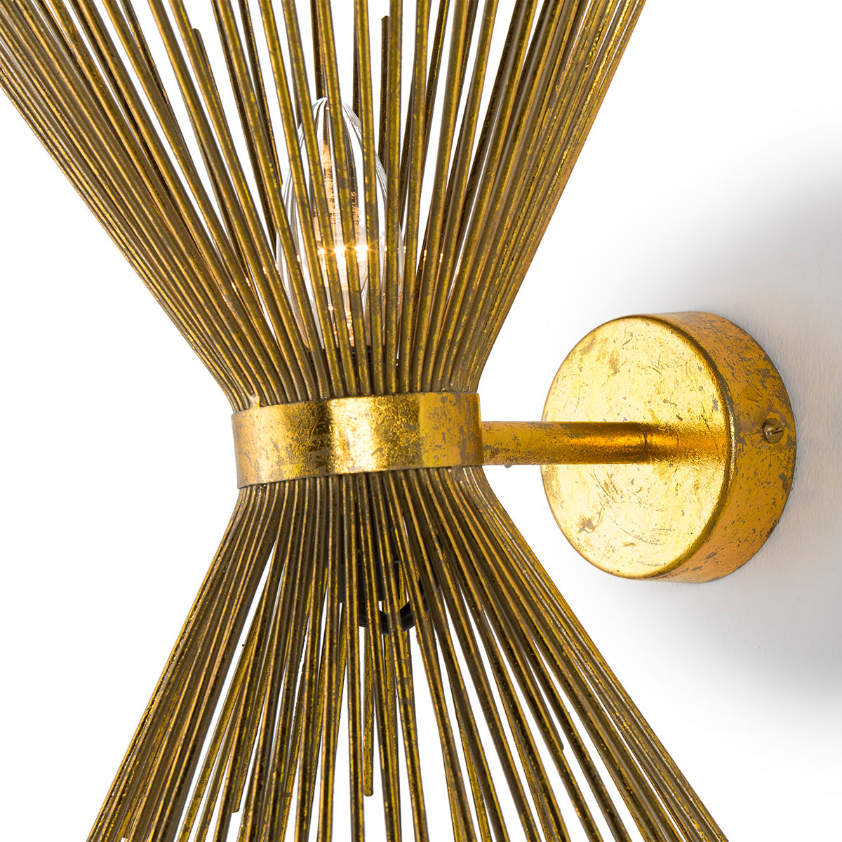 Aplica din Metal Auriu Thai Natura