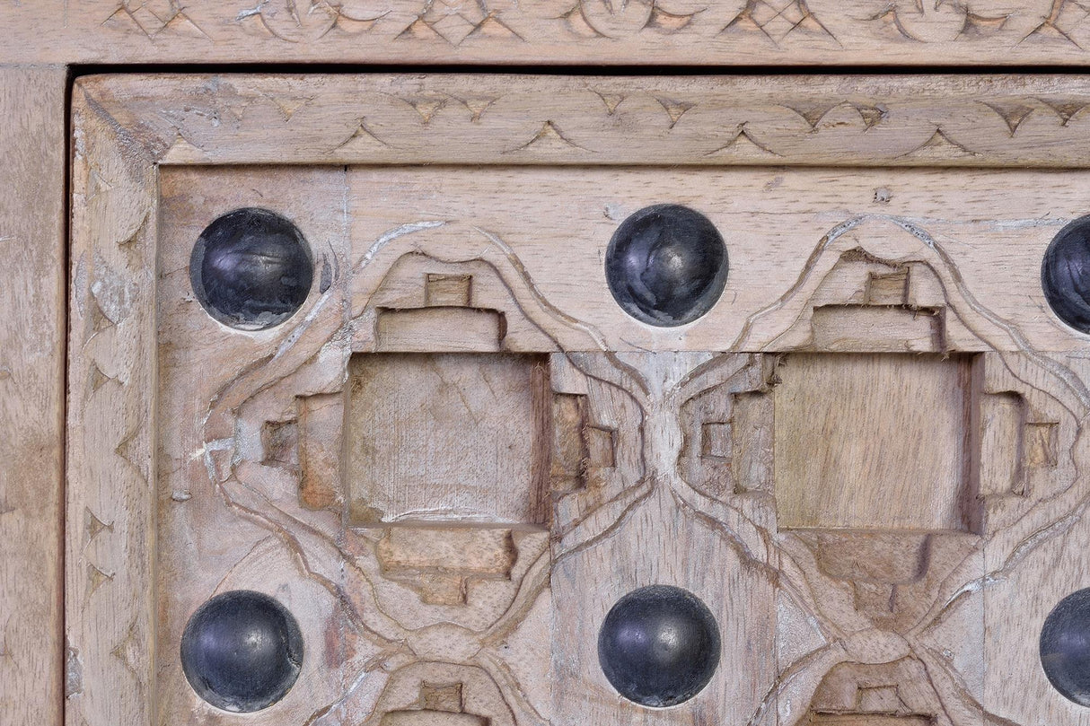 Comoda TV din Lemn de Mango cu Detalii din Fier Giner y Colomer