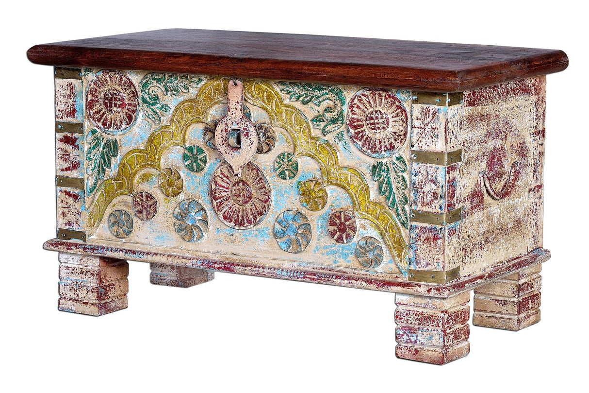 Cufar din Lemn de Mango cu Capac Deschis Giner y Colomer