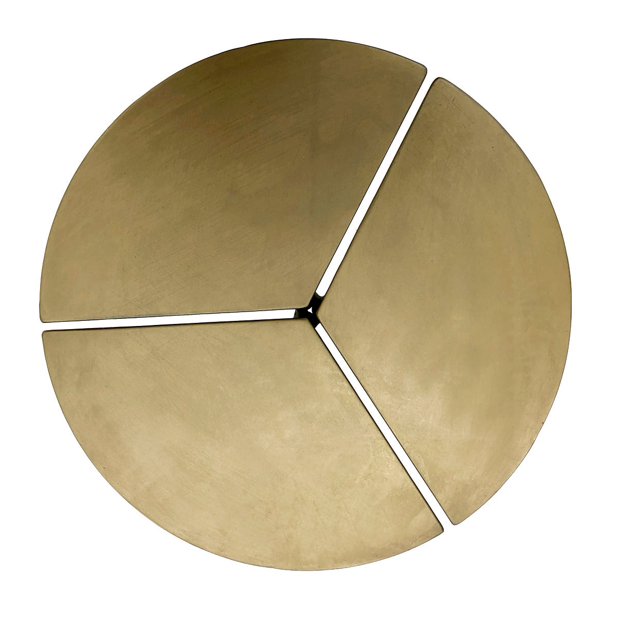 Masa Laterala din Metal Auriu Thai Natura