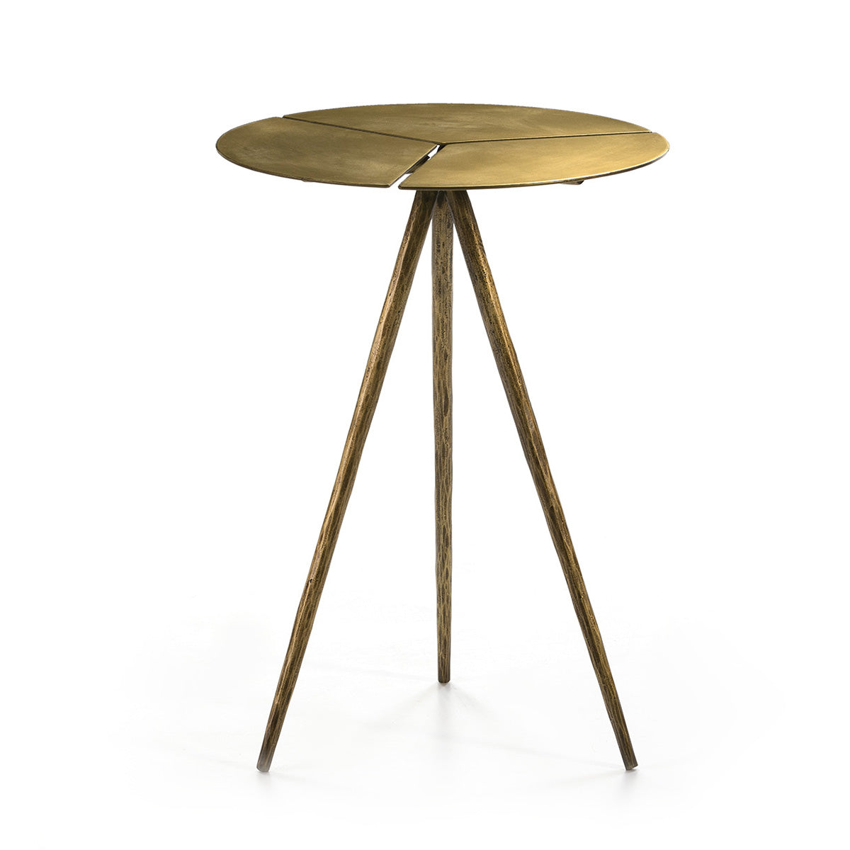 Masa Laterala din Metal Auriu Thai Natura