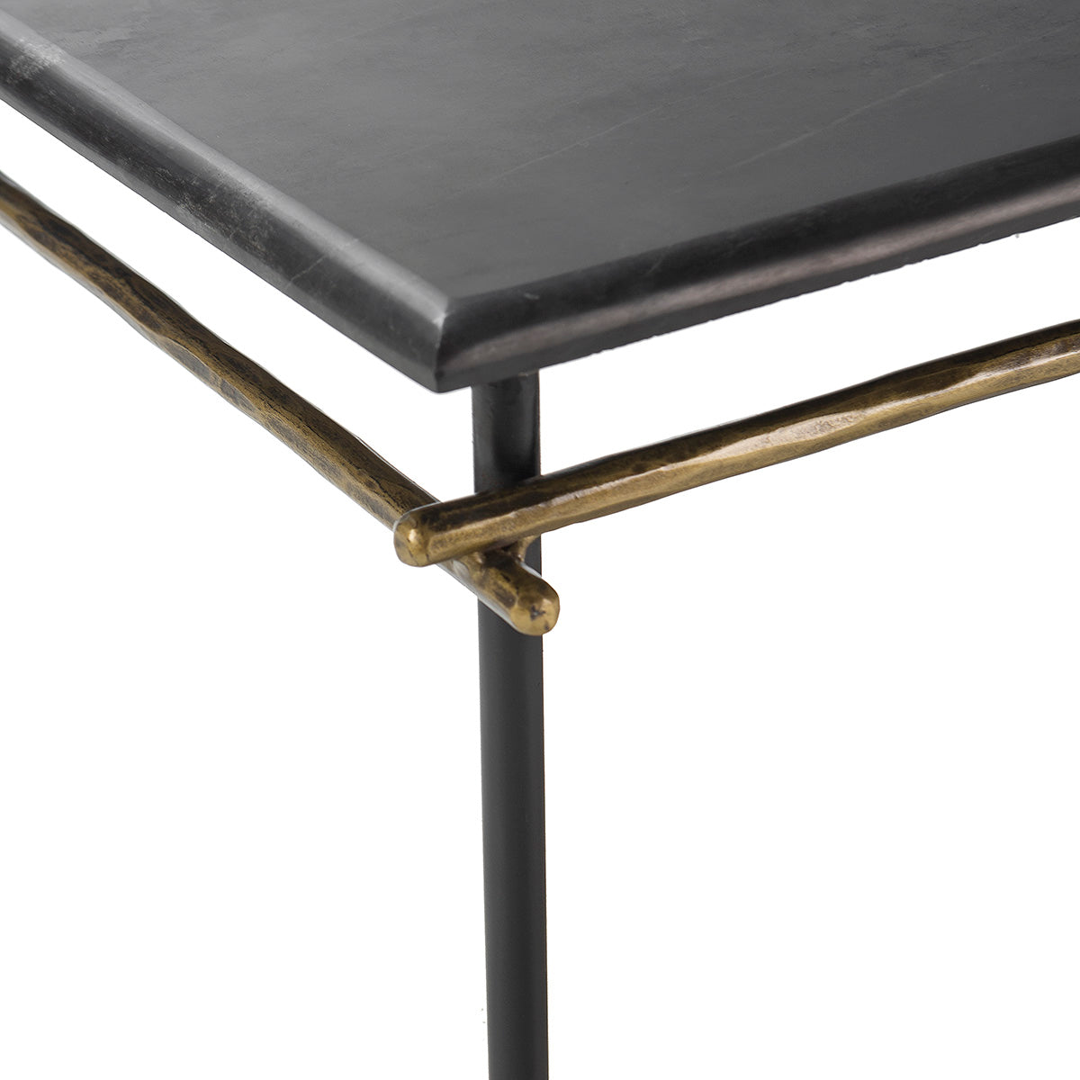 Masa de Cafea din Marmura Fier Auriu Negru Thai Natura