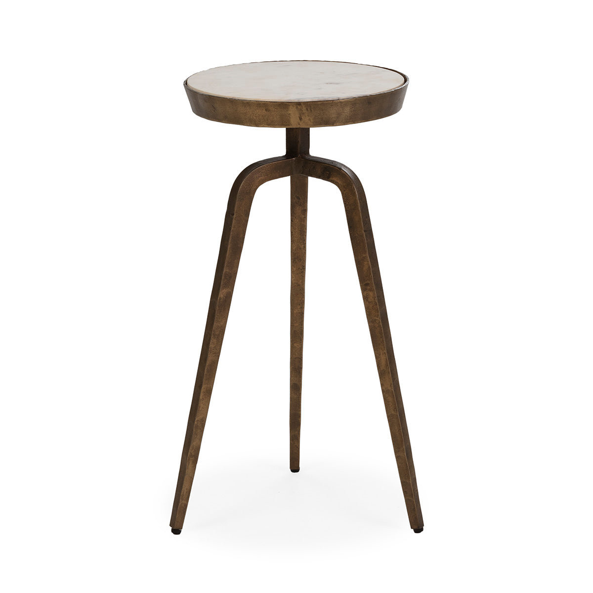 Masa Laterala din Metal Marmura Thai Natura