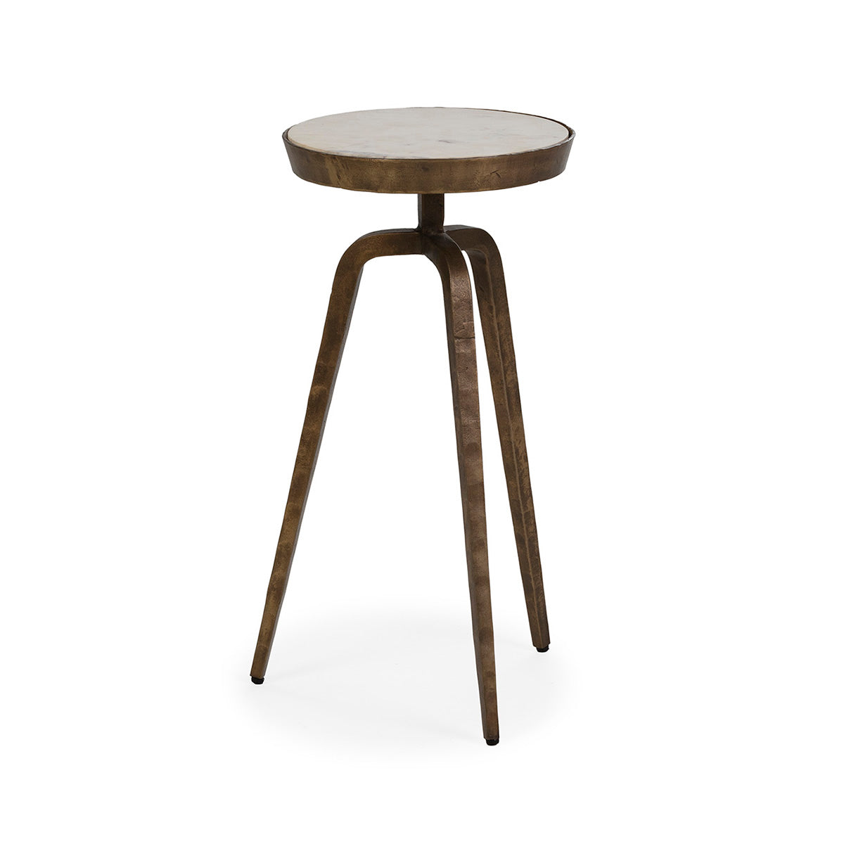 Masa Laterala din Metal Marmura Thai Natura