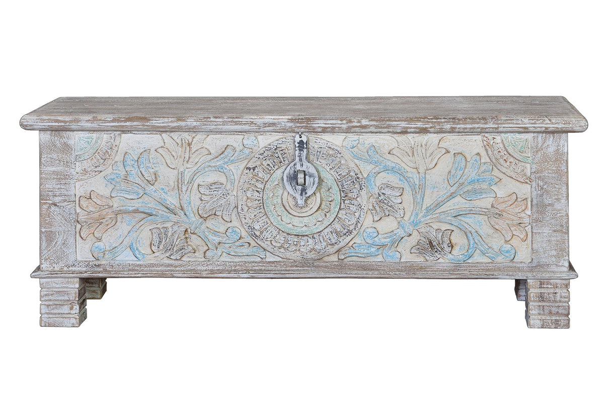 Cufar din Lemn de Mango cu Detalii de Bronz Giner y Colomer