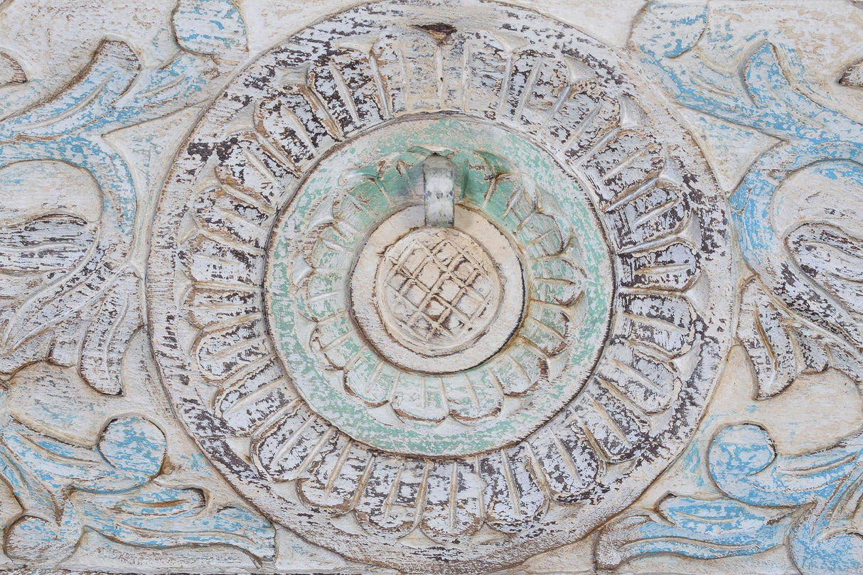 Cufar din Lemn de Mango cu Detalii de Bronz Giner y Colomer