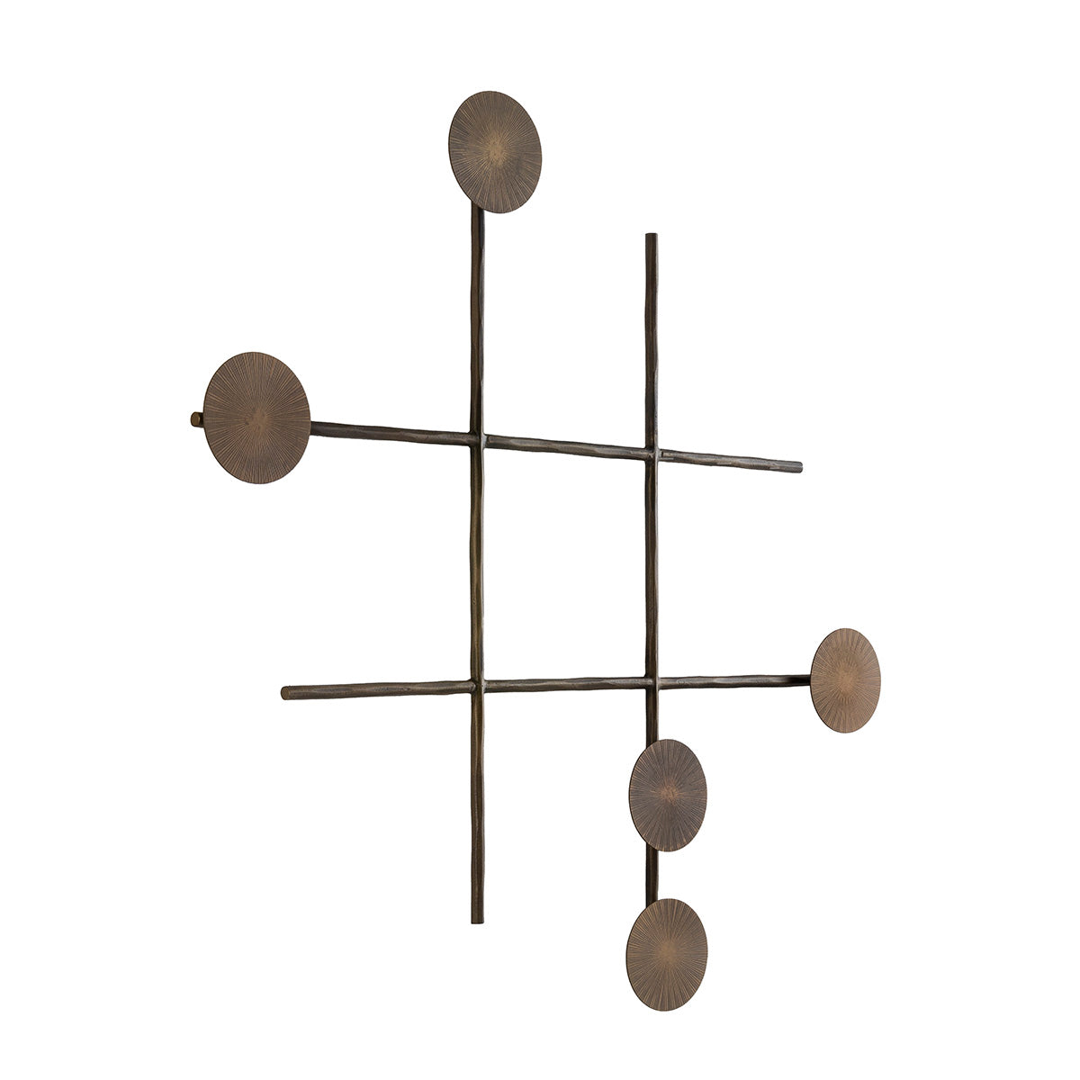 Sculptura din Metal Aurit Modern Thai Natura