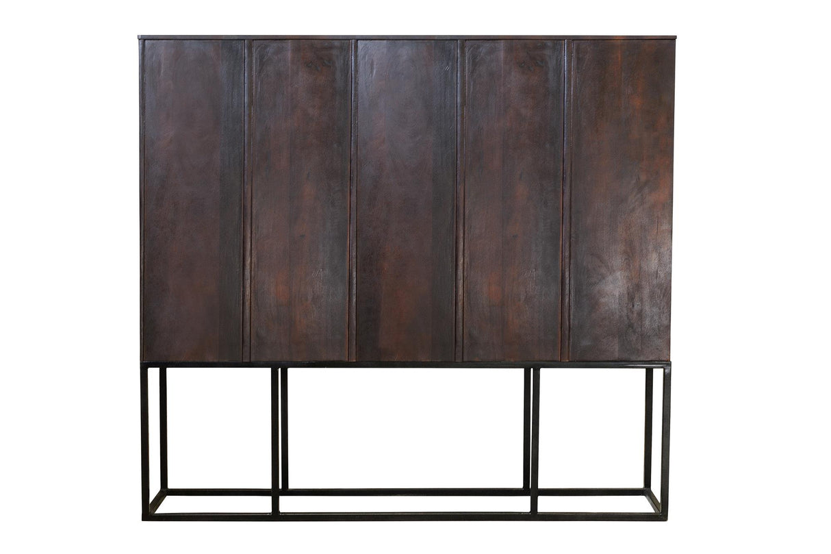 Dulap din Lemn Mango cu Detaliu Sculptat Manual Giner y Colomer