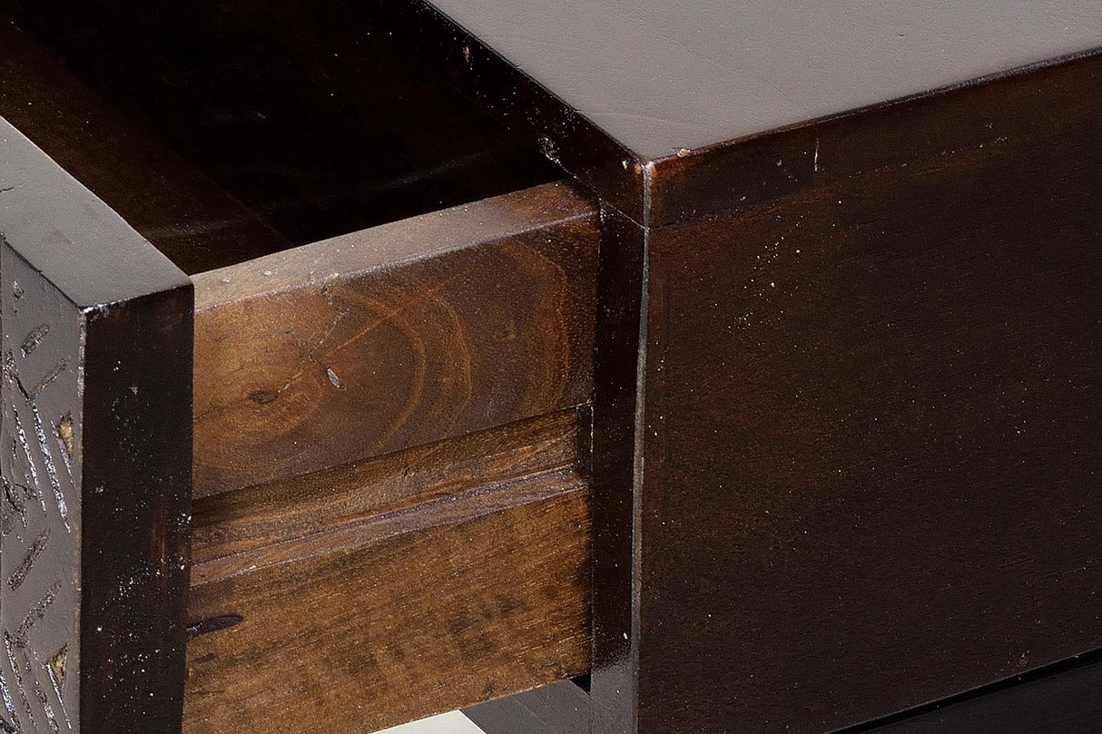 Consola din Lemn Mango cu Sertare Sculptate Manual Giner y Colomer