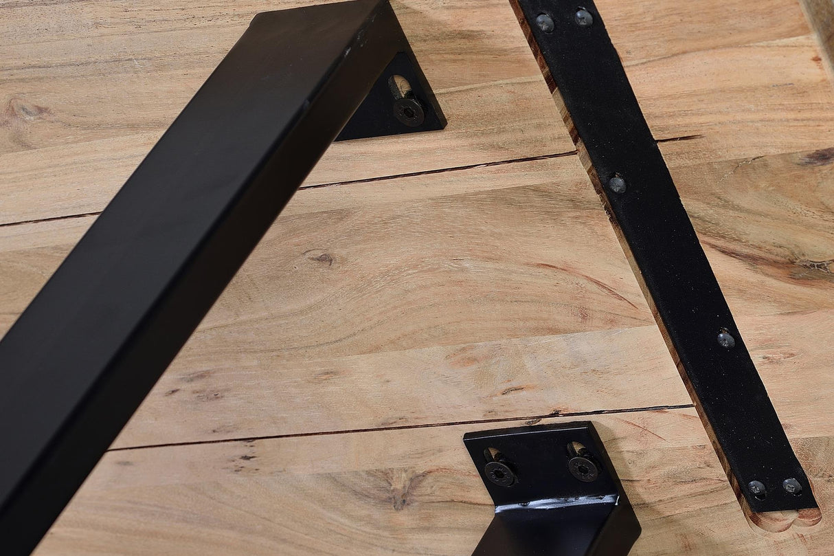 Banca din Lemn de Acacia si Picioare din Fier Giner y Colomer