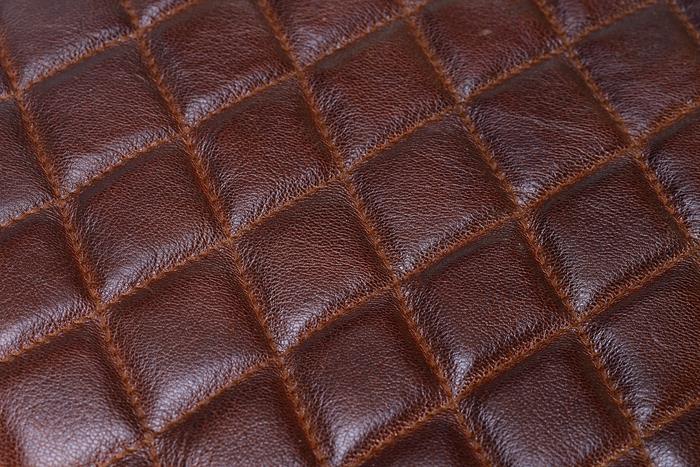 Set 2 Scaune Tapitate cu Piele cu Structura din Fier Giner y Colomer