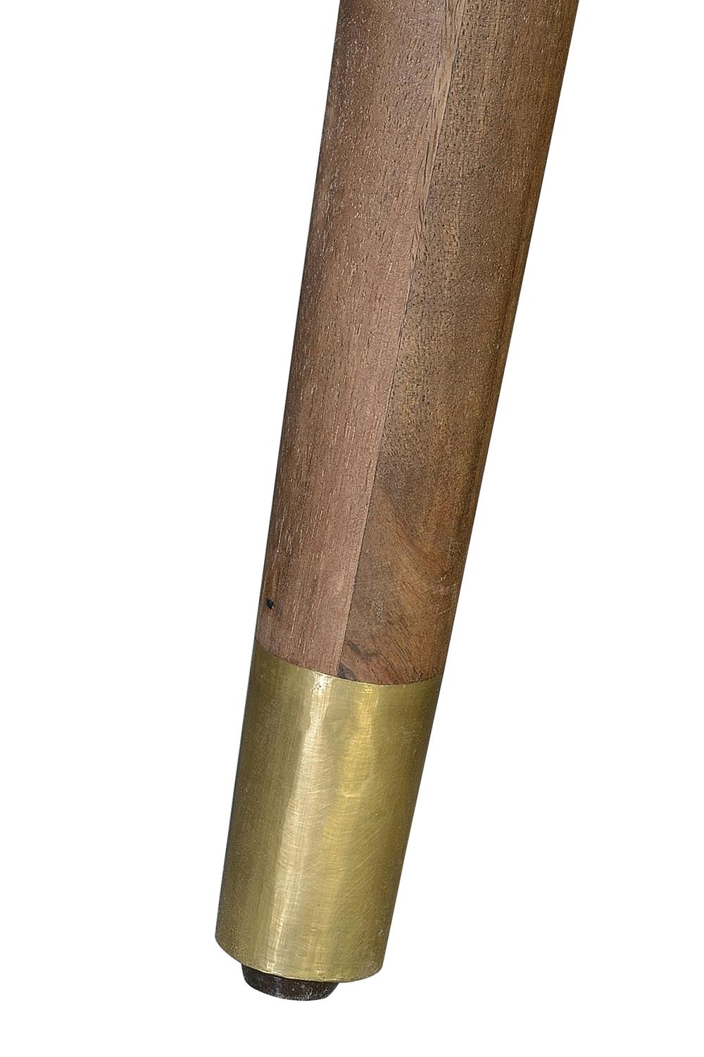 Birou cu 2 Sertare din Lemn de Mango si Bronz Reliefat Giner y Colomer