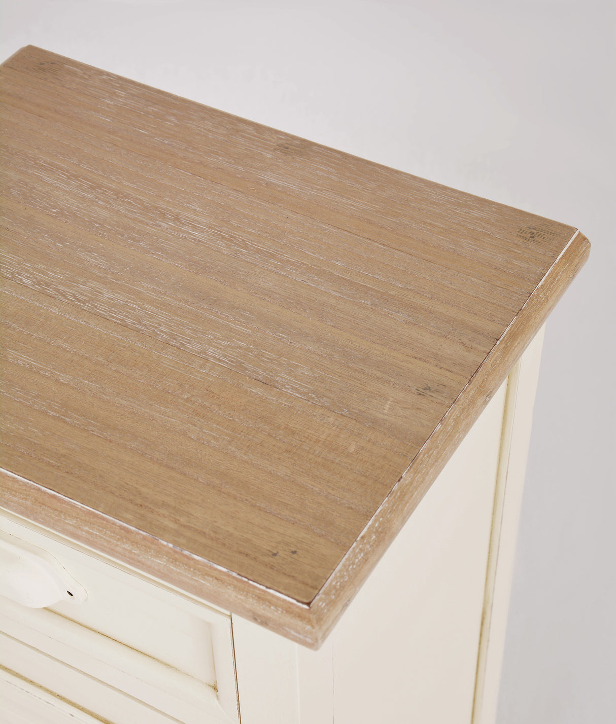 Noptiera Crem cu Obloane Decorative Livin Hill