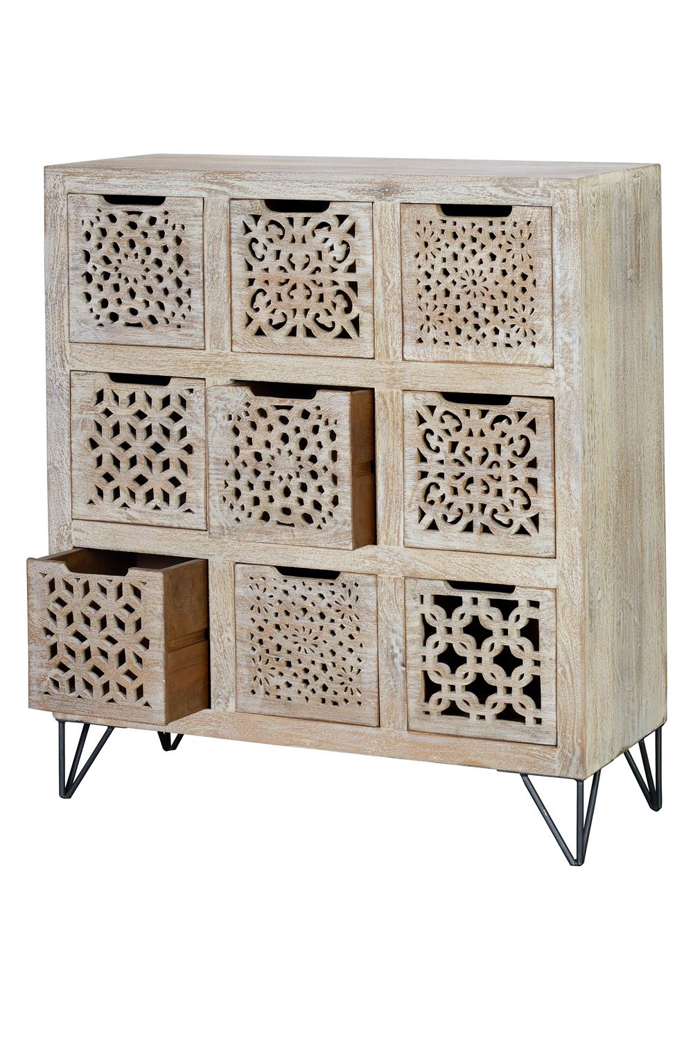 Dulap cu 9 sertare din Lemn de Mango Giner y Colomer